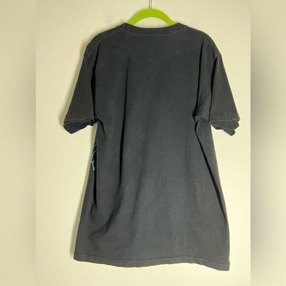 Vintage TEE TREE T-SHIRT BLACK GOTHIC STYLE SIZE L - Picture 2 of 10